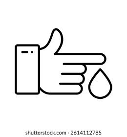 Have a look at this creatively crafted blood test vector design