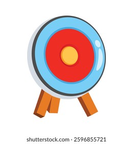 Have a look at this creatively designed 3d icon of dartboard