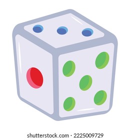 Have a look at this dice icon