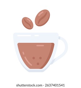 Have a look at this flat coffee cup icon
