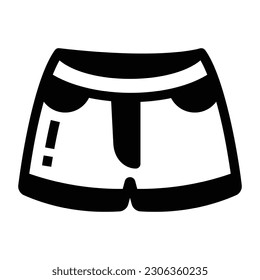 Have a look at this glyph icon of shorts 