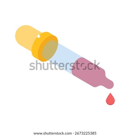 Have a look at this isometric style medicine dropper icon