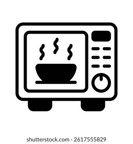 Have a look at this latest glyph style icon baking oven