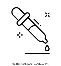 Have a look at this linear style medicine dropper icon