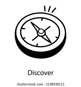 Have a look at this premium doodle icon of discover 

