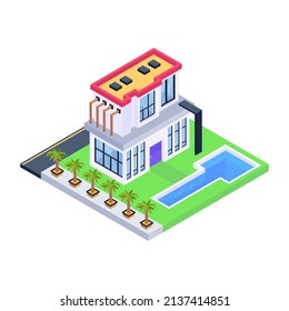 Have a look at this premium isometric icon of house 