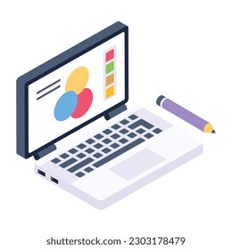 Have a look at this premium isometric icon of design studio 