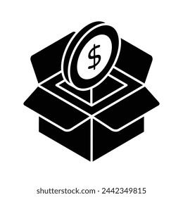 Werfen Sie einen Blick auf diesen trendigen isometrischen Vektor der Business-Unterstützung, Fundraising, Crowdfunding-Icon-Design