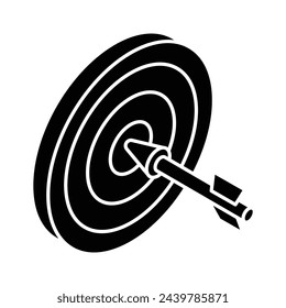 Schauen Sie sich diese visuell perfekte Ikone von Dartboard, Ziel, Ziel, Ziel-Vektor-Design an