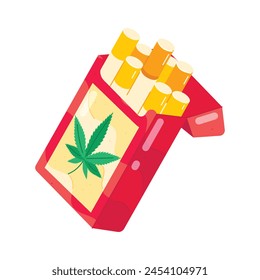 Have a look at weed cigarettes flat sticker