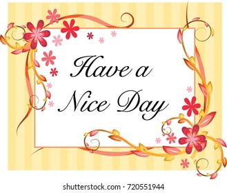 have a nice day
