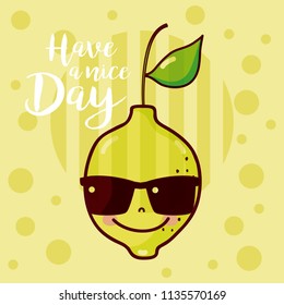 Have a nice day fruits card