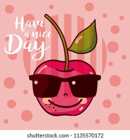Have a nice day fruits card