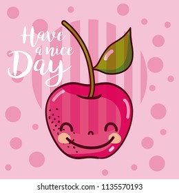 Have a nice day fruits card