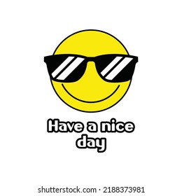 Have A Nice Day Sticker Vector Graphics