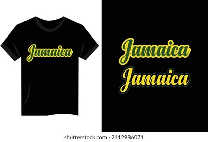 have no fear jamaica is here, jamaica calling t shirt design vector