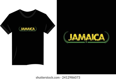 have no fear jamaica is here, jamaica calling t shirt design vector