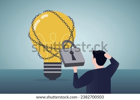 Have no idea, confusion.Problem can not be solved, critical thinking or finding solution to solve problem, creativity or imagination, businessman has no idea to solve problem.