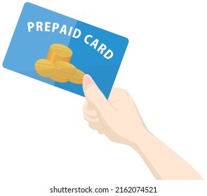 Have Prepaid Card Vector Illustration Stock Vector (Royalty Free ...