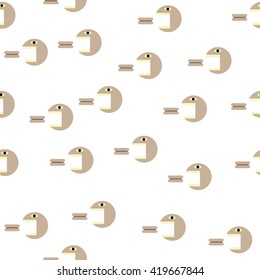 Have a sandwich. Seamless pattern.
