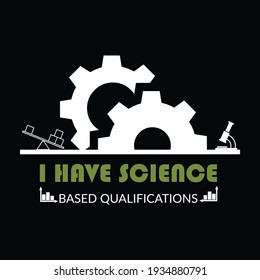 Ich habe ein wissenschaftlich fundiertes T-Shirt-Design