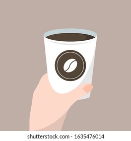 Have some morning coffee vector illustration