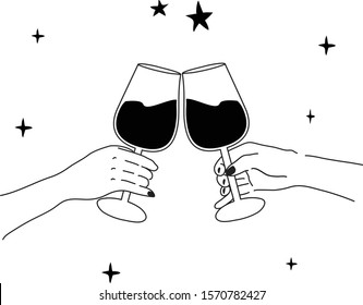 have a toast at the party