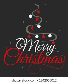 Have very Merry Christmas and Happy New Year we wish you lettering logo