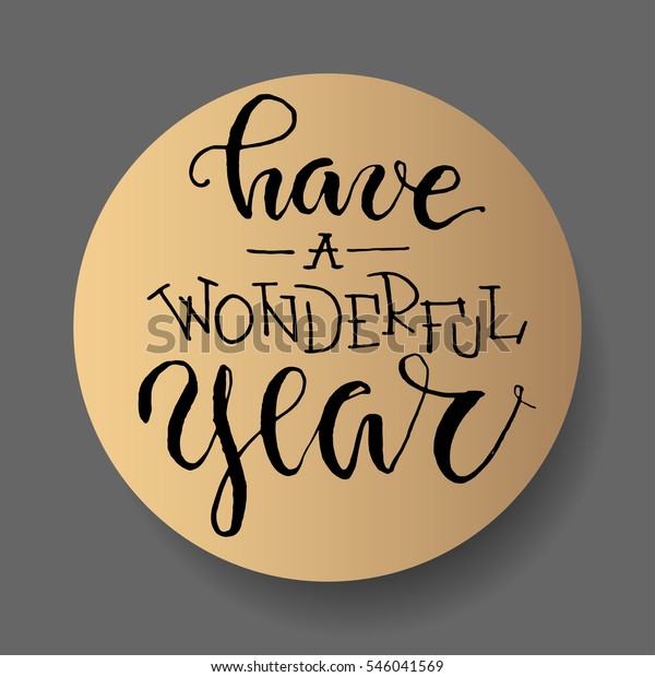 have-wonderful-year-lettering-card-hand-stock-vector-royalty-free