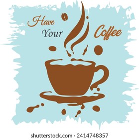 Have your coffee mug design template
