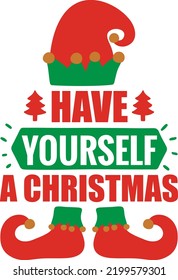 have yourself a christmas vector file