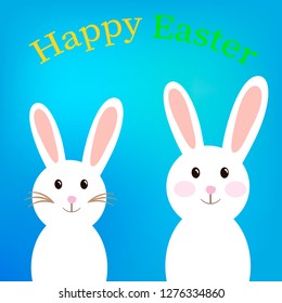 Have Yourself a Very Happy Easter Easter Bunny Ears Vector 