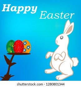 Have Yourself a Very Happy Easter Easter Bunny Ears Vector