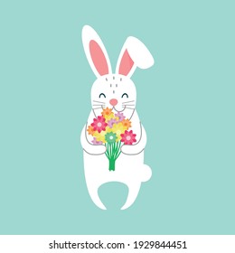 Ten Un Vector De Orejas De Conejo De Pascua Muy Feliz.