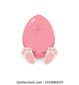 Have Yourself a Very Happy Easter Easter Bunny Ears Vector illustration.