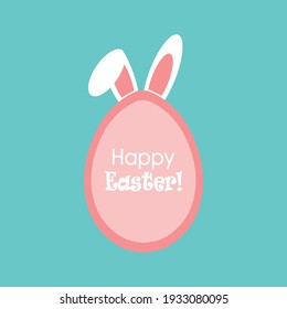 Have Yourself a Very Happy Easter Easter Bunny Ears Vector illustration.