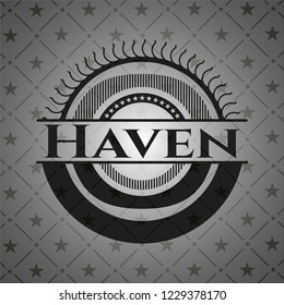 Haven retro style black emblem