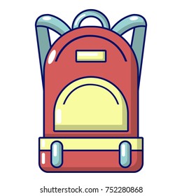Haversack icon. Cartoon illustration of haversack vector icon for web