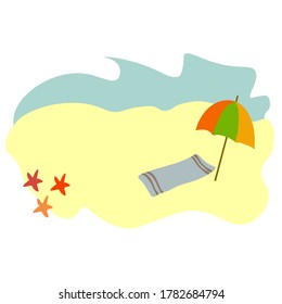 im Sommer Spaß am Strand