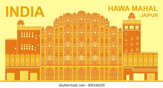 Hawa Mahal, Palácio dos Ventos, Jaipur Índia