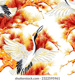 Hawaian and floral beach abstract pattern suitable for textile and printing needs