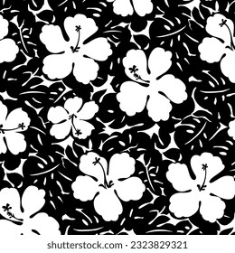 Hawaian and floral beach abstract pattern suitable for textile and printing needs