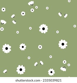 Hawaian and floral beach abstract pattern suitable for textile and printing needs