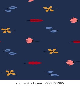 Hawaian and floral beach abstract pattern suitable for textile and printing needs