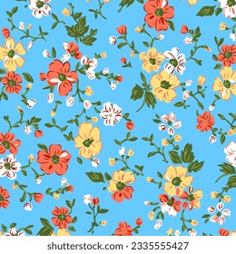 Hawaian and floral beach abstract pattern suitable for textile and printing needs