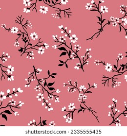 Hawaian and floral beach abstract pattern suitable for textile and printing needs