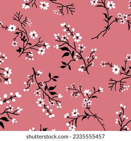 Hawaian and floral beach abstract pattern suitable for textile and printing needs