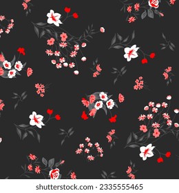 Hawaian and floral beach abstract pattern suitable for textile and printing needs