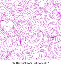 Hawaian and floral beach abstract pattern suitable for textile and printing needs