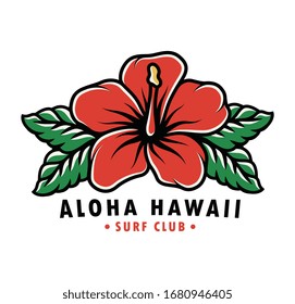 Hawaii Aloha logo shirt print